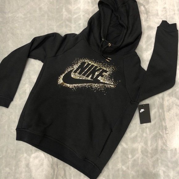 nike gold hoodie women's